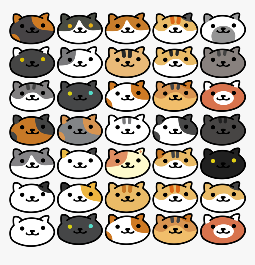 Neko Atsume Wallpaper - Neko Atsume Cat Head, HD Png Download, Free Download