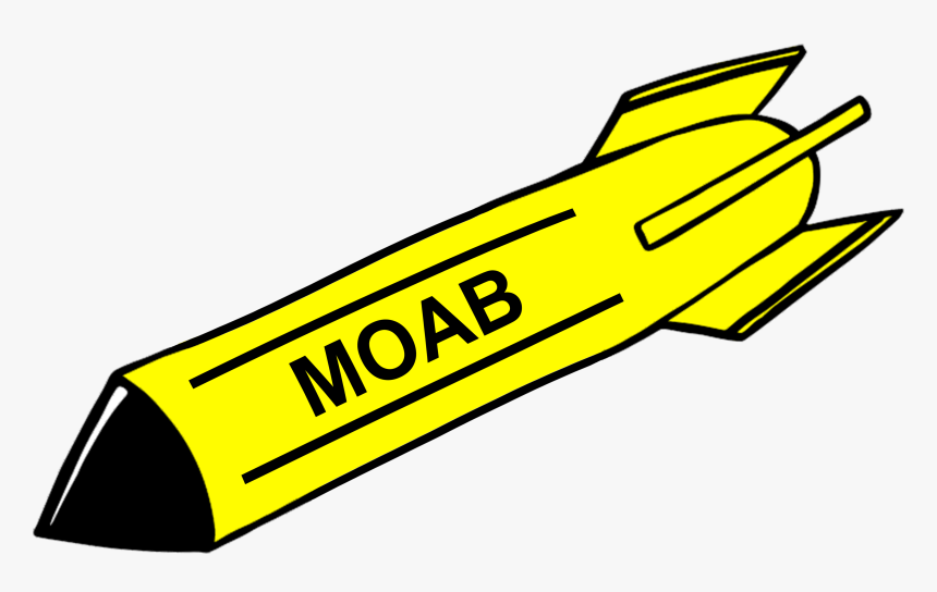 Bomb Clipart Moab - Moab Bomb Clip Art, HD Png Download, Free Download