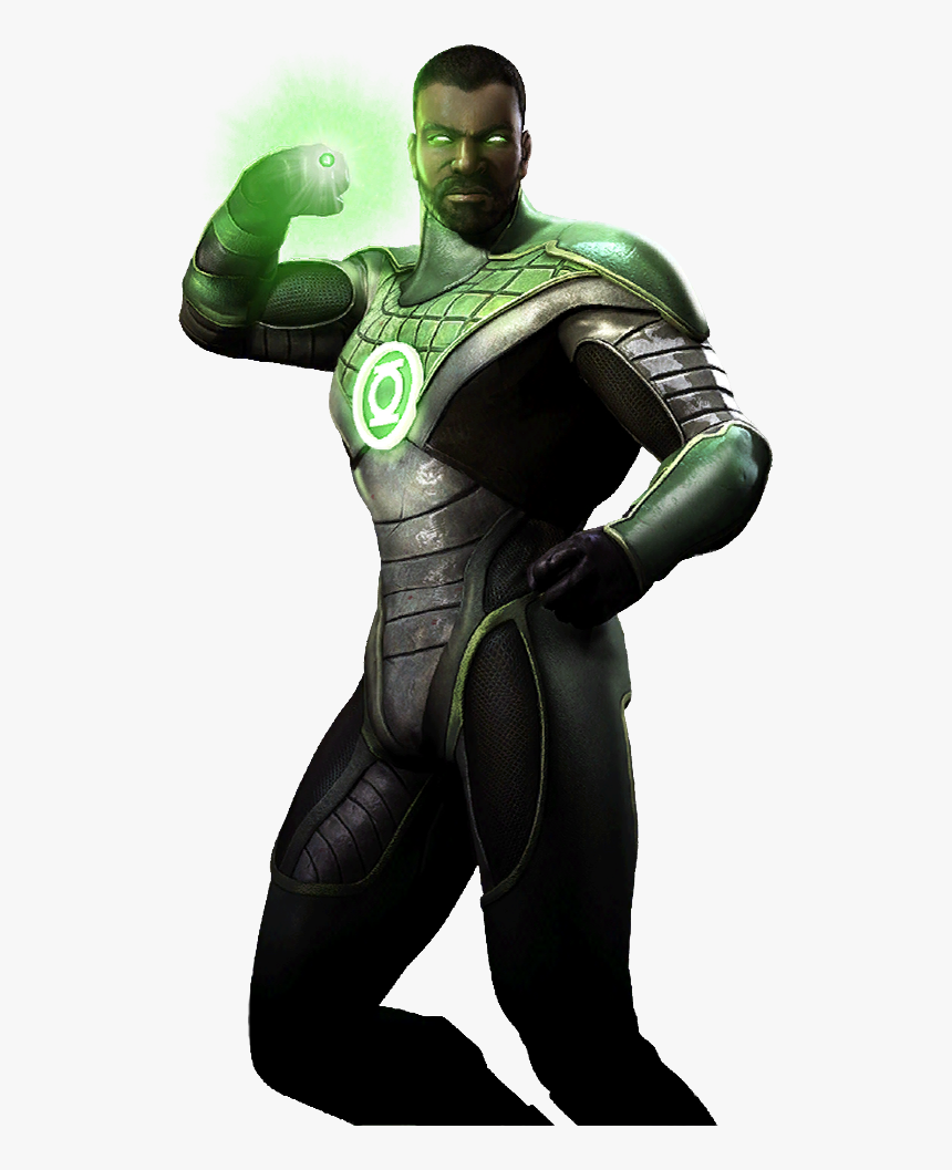 Fictional Lantern,action Figure,suit Actor - Green Lantern John Stewart Png, Transparent Png, Free Download