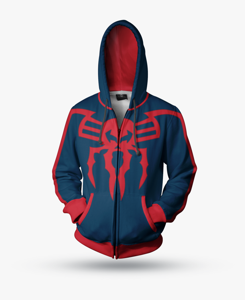 Dm 124 "spider Man - Spider Man 2099 Hoodie, HD Png Download, Free Download