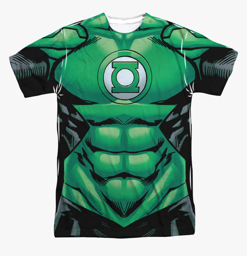 Green Lantern Costume Shirt - Green Lantern Shirt, HD Png Download, Free Download