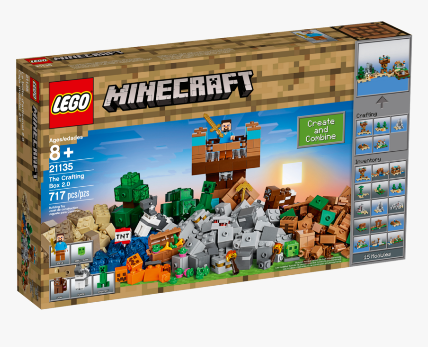 Lego Minecraft Sets 2019 - Lego Minecraft 2019 Sets, HD Png Download, Free Download