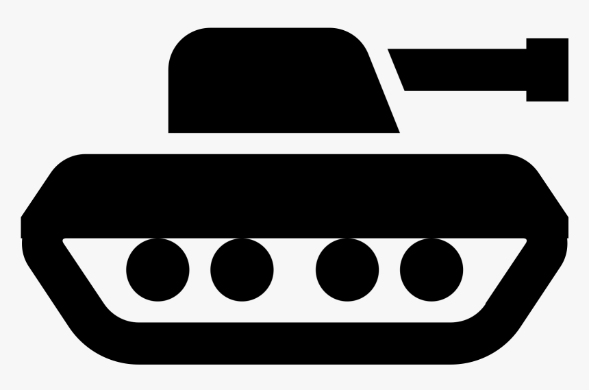 This Logo Indicates A War Vehicle Known As A Tank, - War Tank Icon Transparent Background, HD Png Download, Free Download