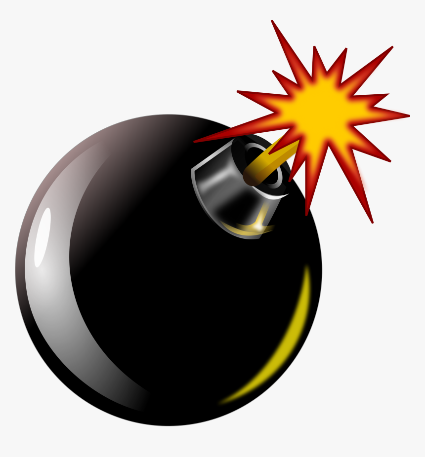 Clipart - Transparent Background Bomb Clipart, HD Png Download, Free Download