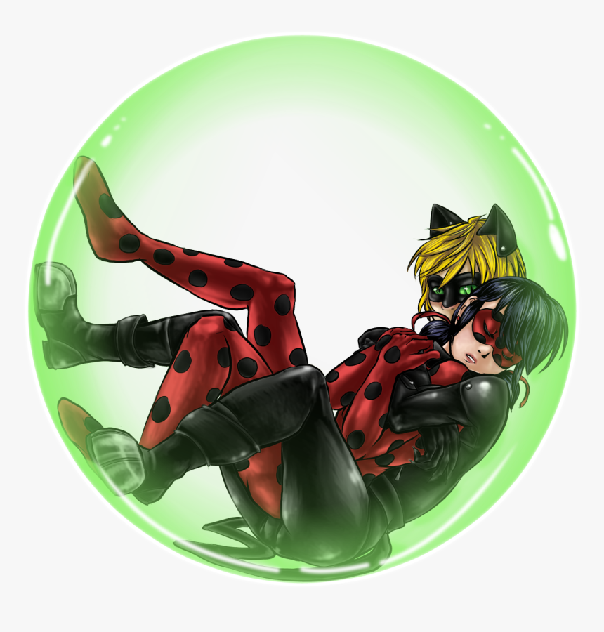 What If Cat Noir Hadn"t Popped The Bubble In Ep 2 When - Miraculous Ladybug Chat Noir Fanart, HD Png Download, Free Download