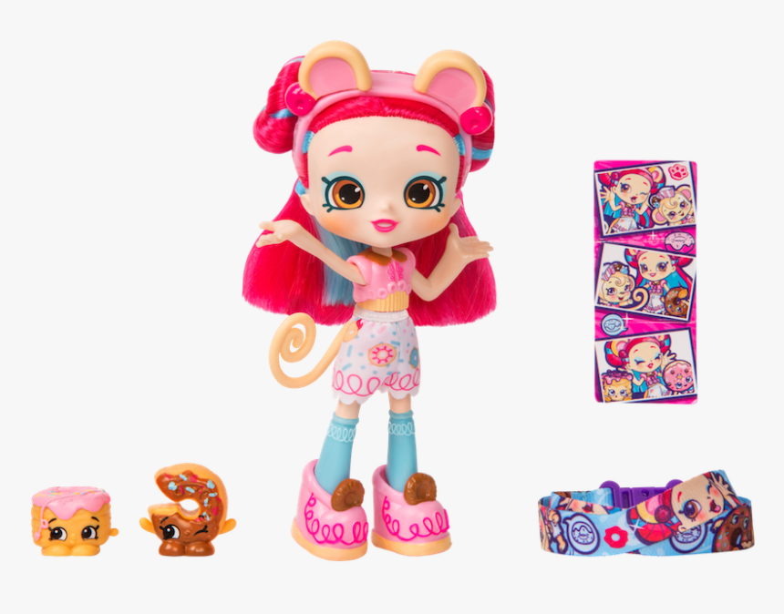 Shopkins Season 9 Wild Style Shoppies Donatina - Shopkins Season 9 Wild Style Shoppies, HD Png Download, Free Download