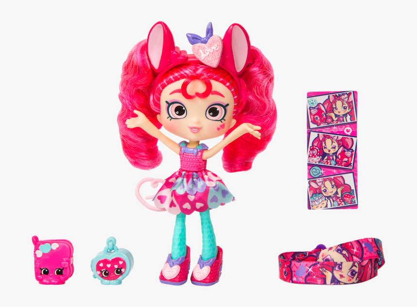 Shopkins Season 9 Wild Style Shoppies Valentina Hearts - Shopkins Shoppies Valentina Hearts, HD Png Download, Free Download