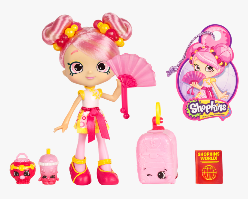 56421 56422 Spk Shoppies Fa17 W2 Bubbleisha O Fep - Shopkins World Vacation Dolls, HD Png Download, Free Download