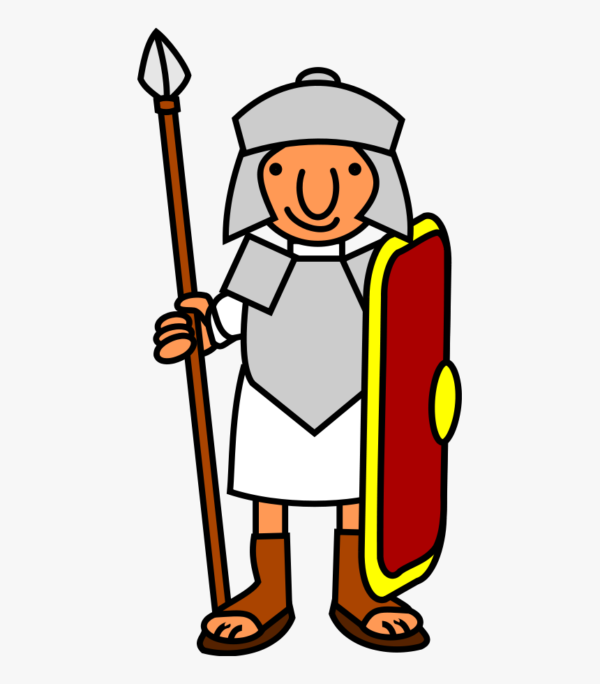 Free Vector Roman Soldier - Roman Soldier Clip Art, HD Png Download, Free Download