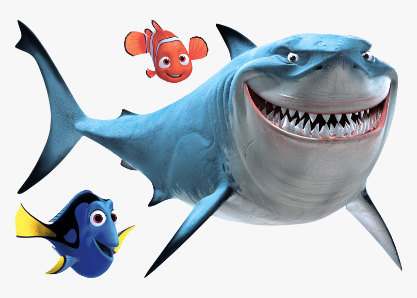 Nemo Fish Png - Finding Nemo Bruce Png, Transparent Png, Free Download