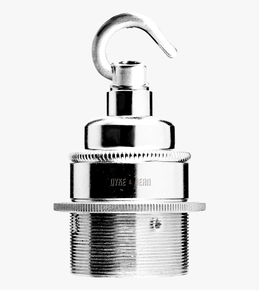 Chrome Hooked E27 Metal Bulb Holder - Tap, HD Png Download, Free Download