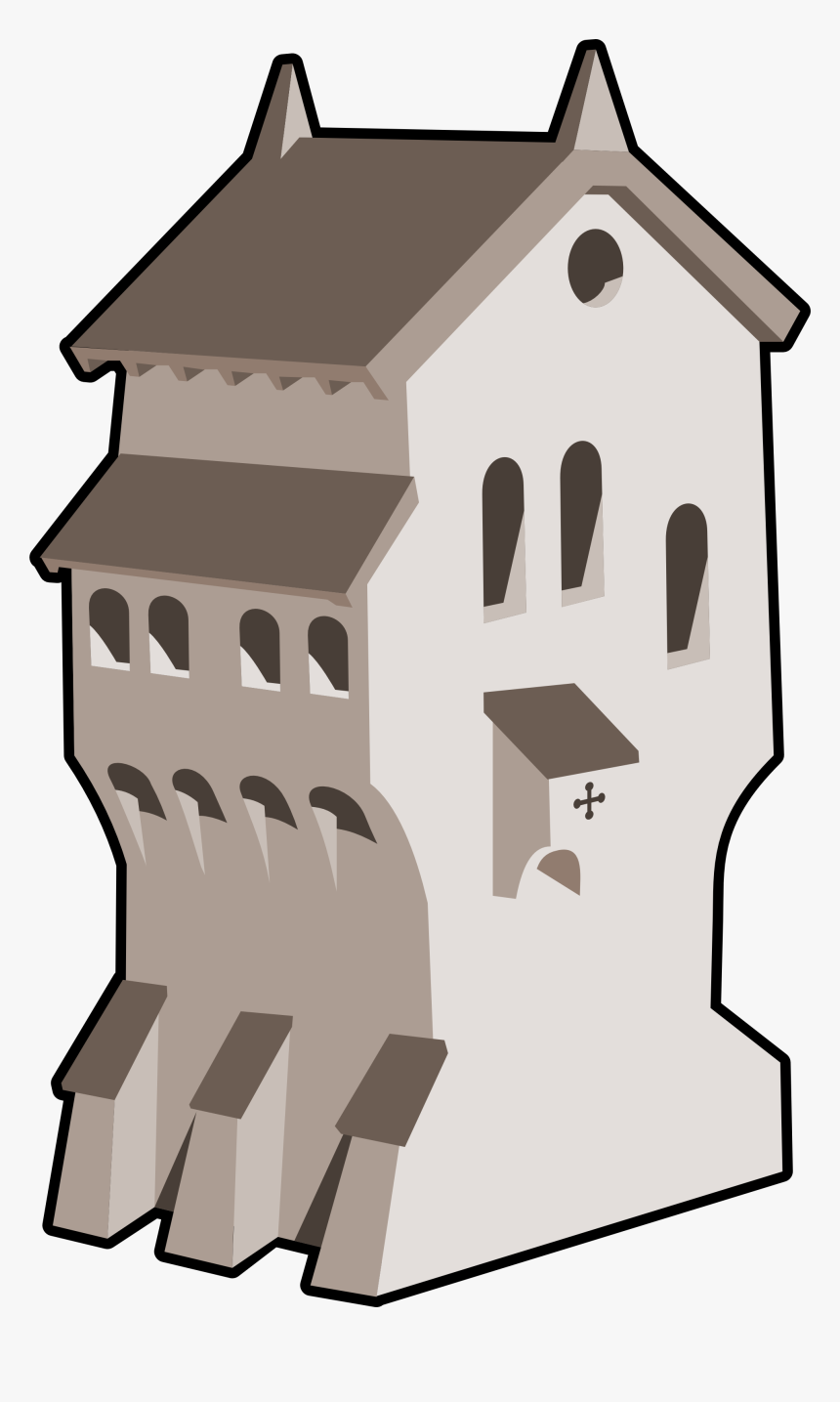 Clipart Medieval Buildings Png, Transparent Png, Free Download