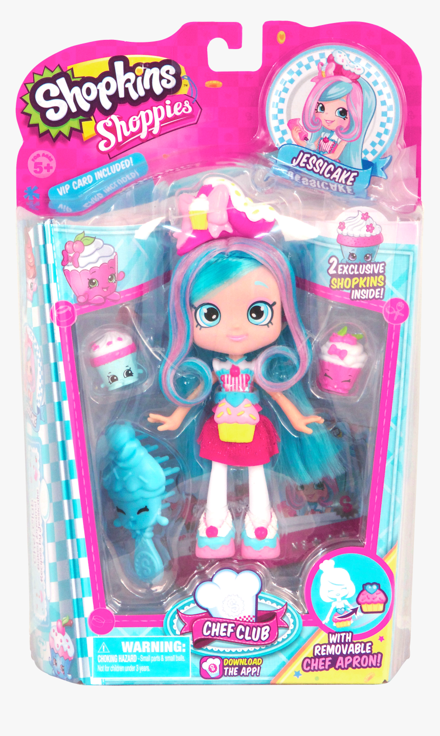 Shopkins Shoppies Chef Club W1 Dolls Chef Jessicake - Shopkins Shoppie Dolls Chef Club, HD Png Download, Free Download