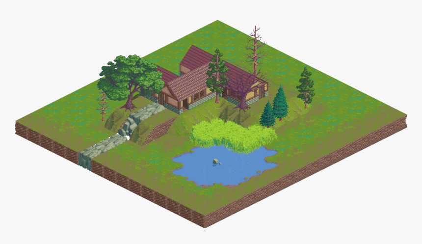 Preview - Isometric Tileset, HD Png Download, Free Download