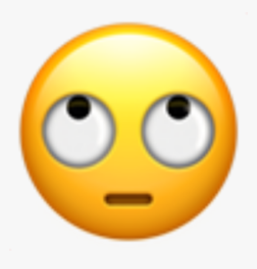 ##emoji #png #edit #tumblr #overlay #freetoedit - Iphone Emojis Rolling Eyes, Transparent Png, Free Download