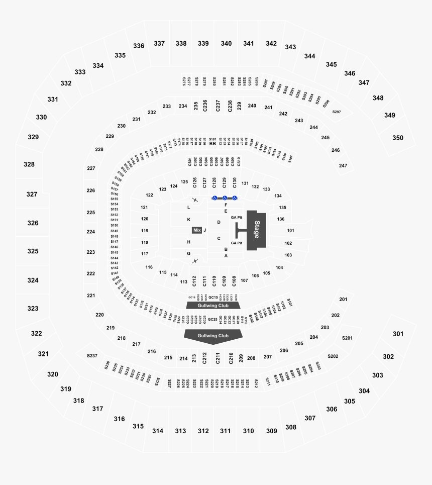 2020 Final Four Seating Chart, HD Png Download, Free Download