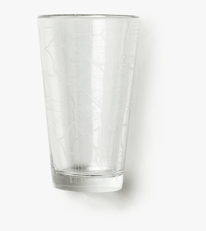 Seattle Map Pint Glass - Pint Glass, HD Png Download, Free Download