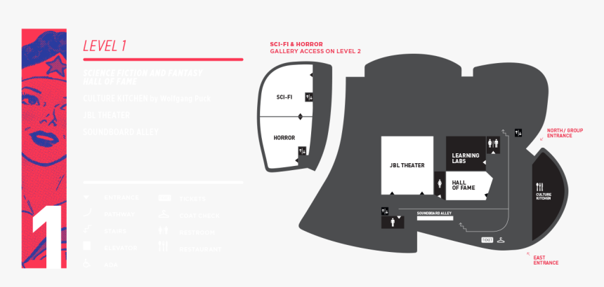 Mopop Museum Map Level - Museum Of Pop Culture Map, HD Png Download, Free Download