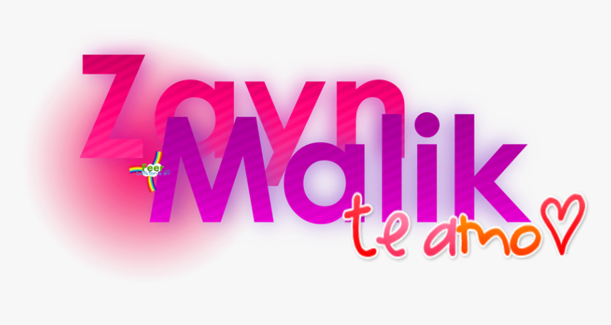 Logo One Direction Text Entertainer - Zayn Malik Png Nombre, Transparent Png, Free Download