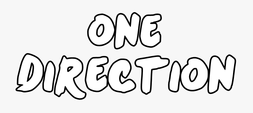 One Direction Text - One Direction Logo Png, Transparent Png, Free Download