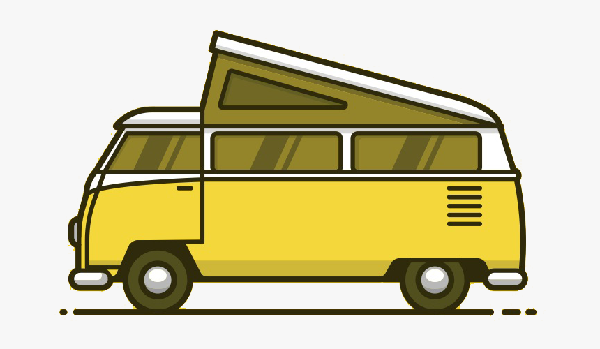 Vw T1 Camper Clipart, HD Png Download, Free Download