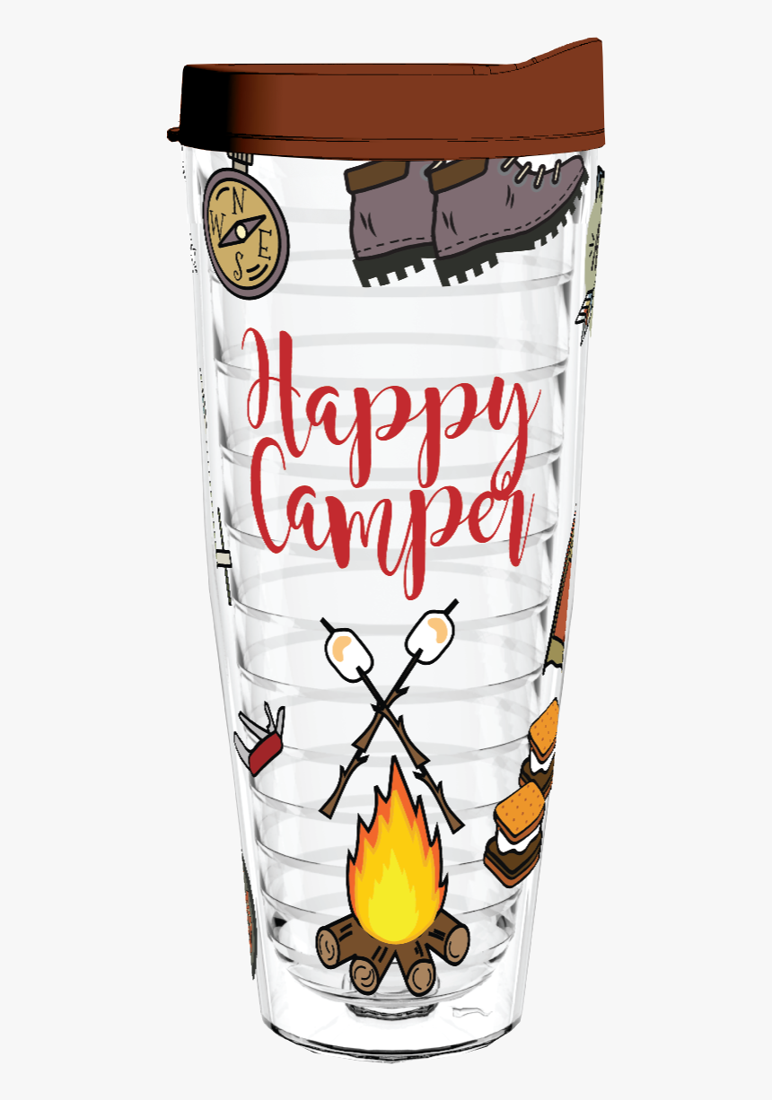 Happy Camper 26oz Tumbler, HD Png Download, Free Download