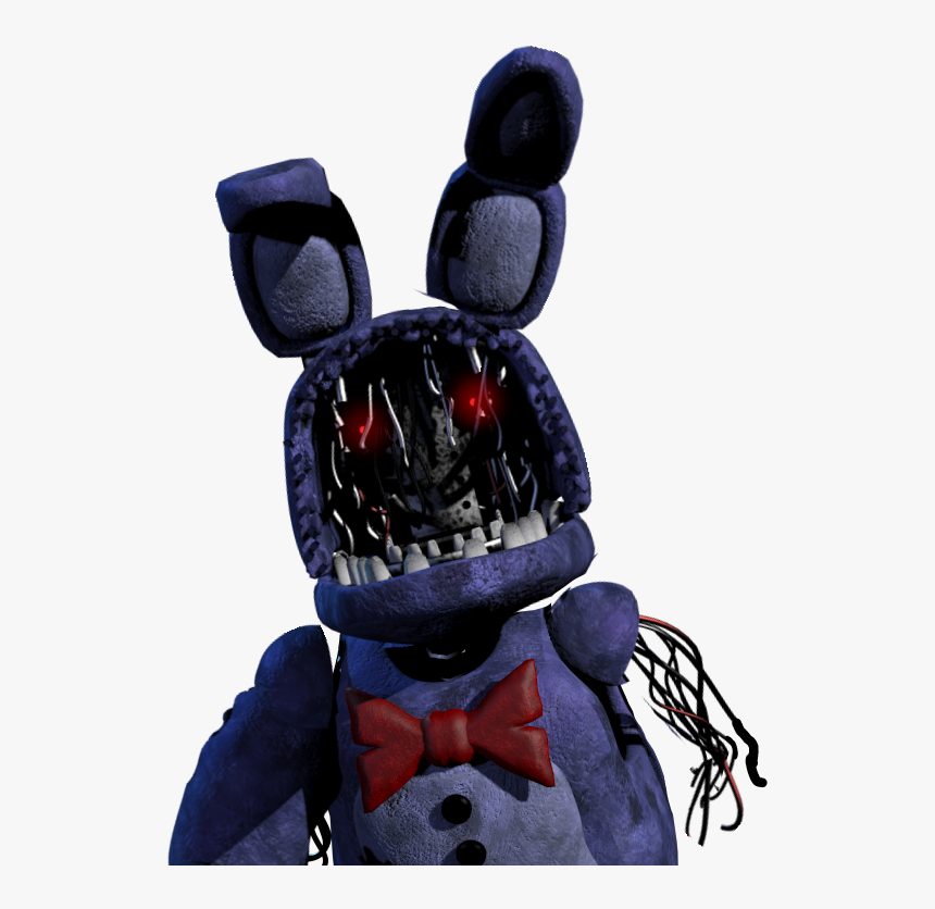 Withered Bonnie Alternate Jumpscare Custom - Fnaf Withered Bonnie Transparent, HD Png Download, Free Download