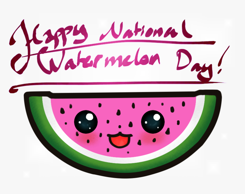 National Watermelon Day Clip Art, HD Png Download, Free Download