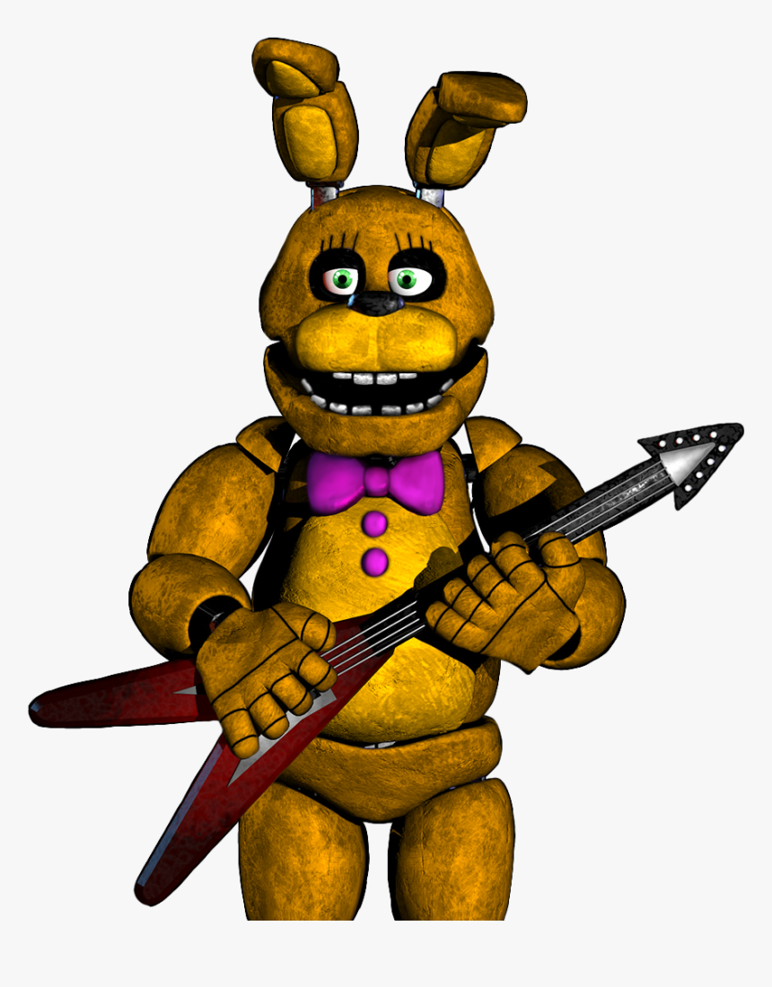 Spring Bonnie A Mix Of Fnaf Bonnie And Adventure Spring - Fnaf Bonnie Transparent Background, HD Png Download, Free Download