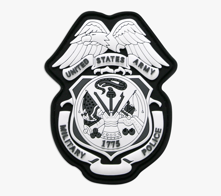 Transparent Police Badge Clipart Black And White - Army Mp Badge Patch, HD ...