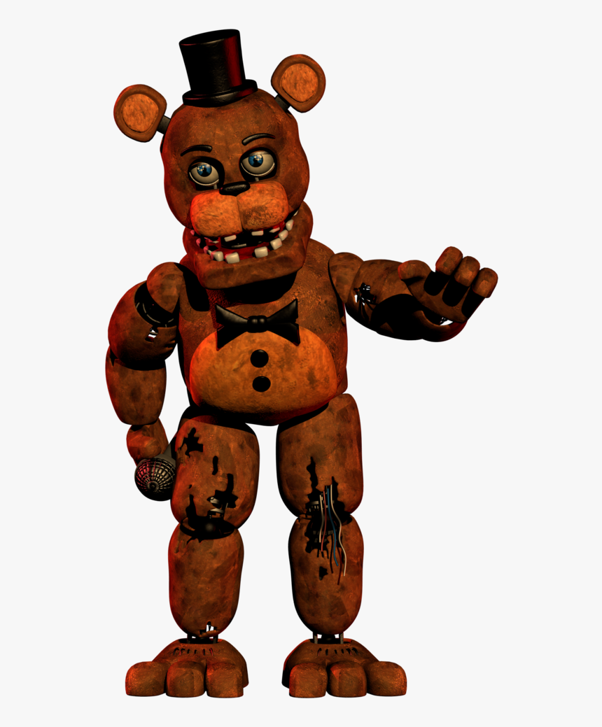 Transparent Fnaf Withered - Fnaf Fixed Withered Freddy, HD Png Download - k...