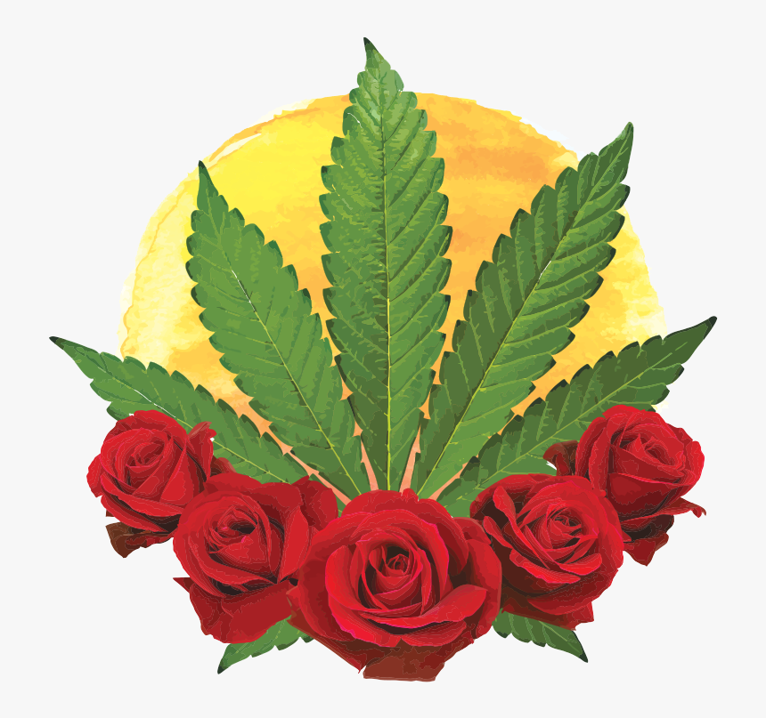 Positive Roots Garden - Marijuana Leaf Clipart, HD Png Download, Free Download