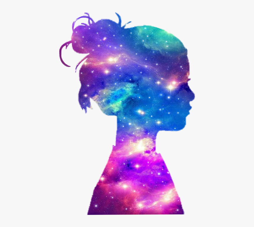 Freetoedit Silhouette Silueta Galaxia Galaxy - Nebula Wallpaper Cellphone, HD Png Download, Free Download