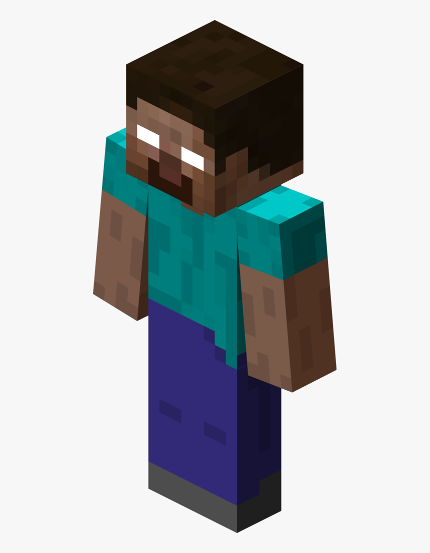 Herobrine Official Minecraft Wiki - Steve From Minecraft, HD Png Download, Free Download