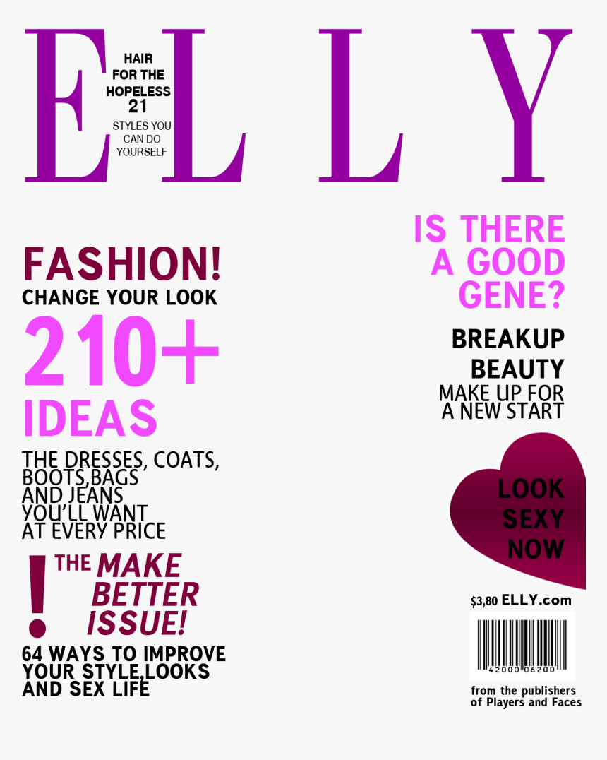 Fashion Magazine Background Template, HD Png Download - kindpng