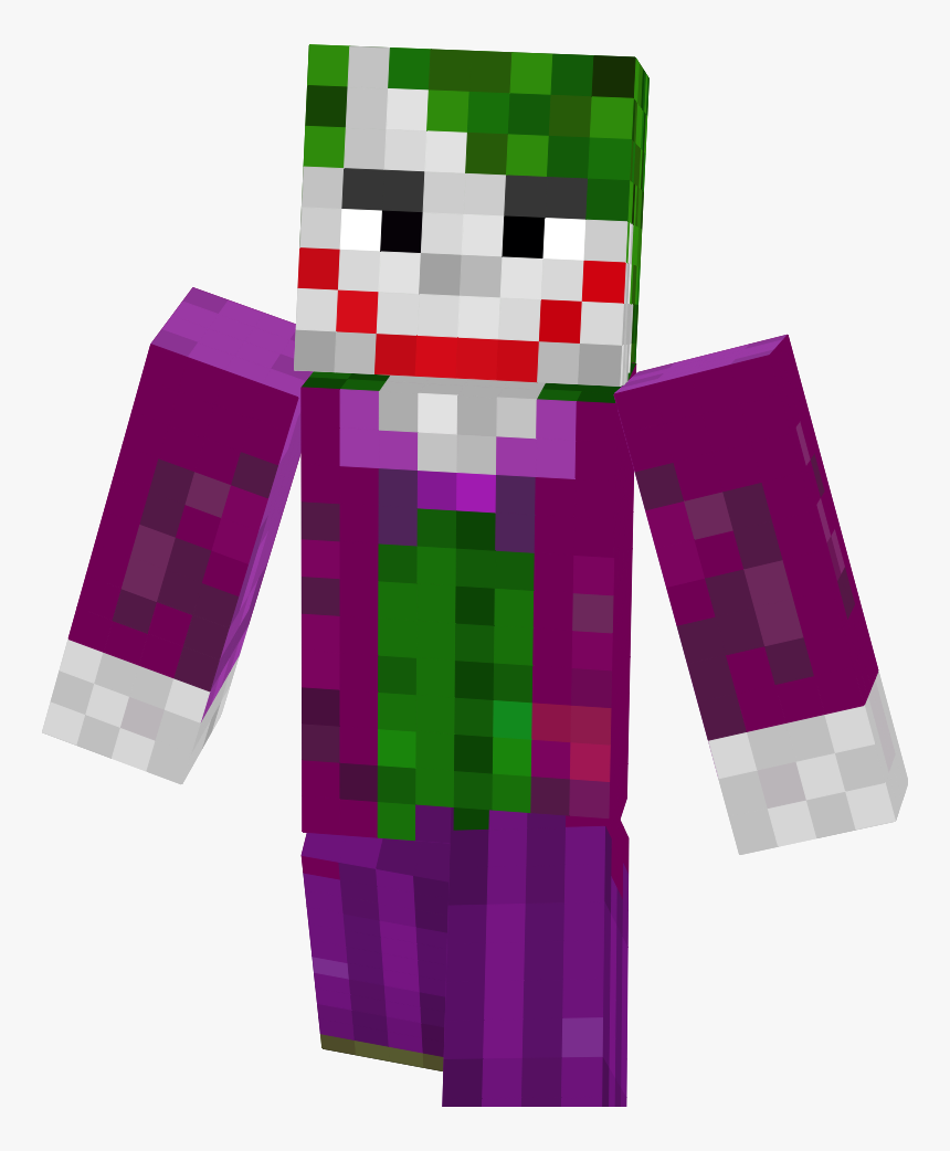 Skin Minecraft Free Fire Joker, HD Png Download, Free Download