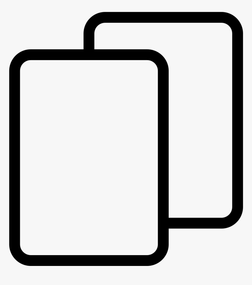 Blank Duplicate Files Icon Png - Duplicate Icon Png, Transparent Png, Free Download