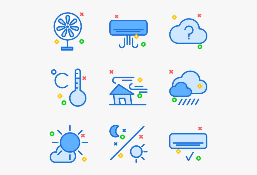 Weather - Air Conditioner Arrow Png, Transparent Png, Free Download