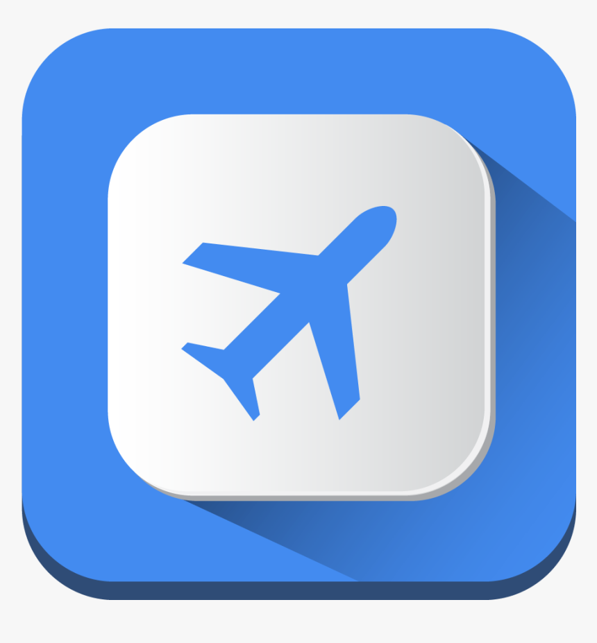 Air Icon - Travel Icon Blue Png, Transparent Png, Free Download