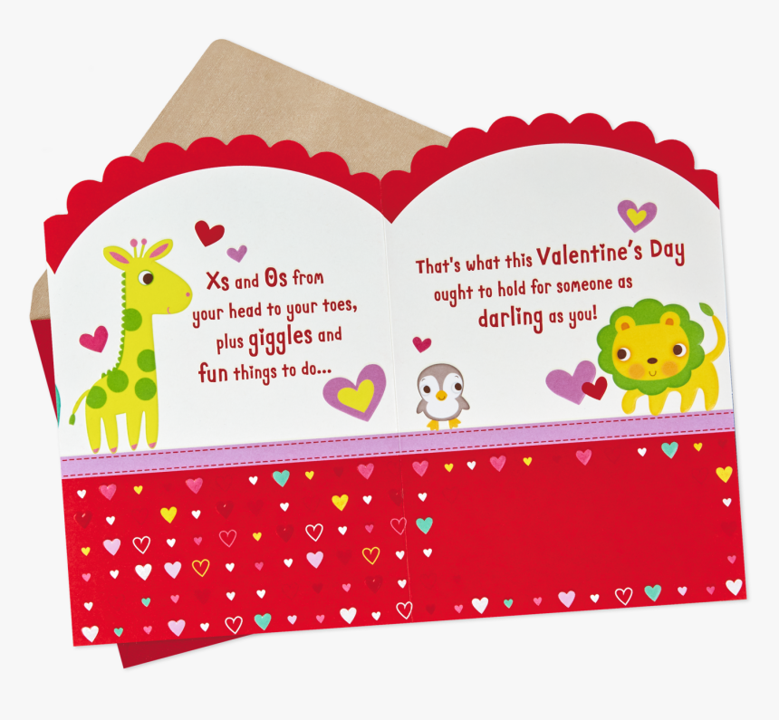 Baby Animals First Valentine"s Day - Giraffe, HD Png Download, Free Download