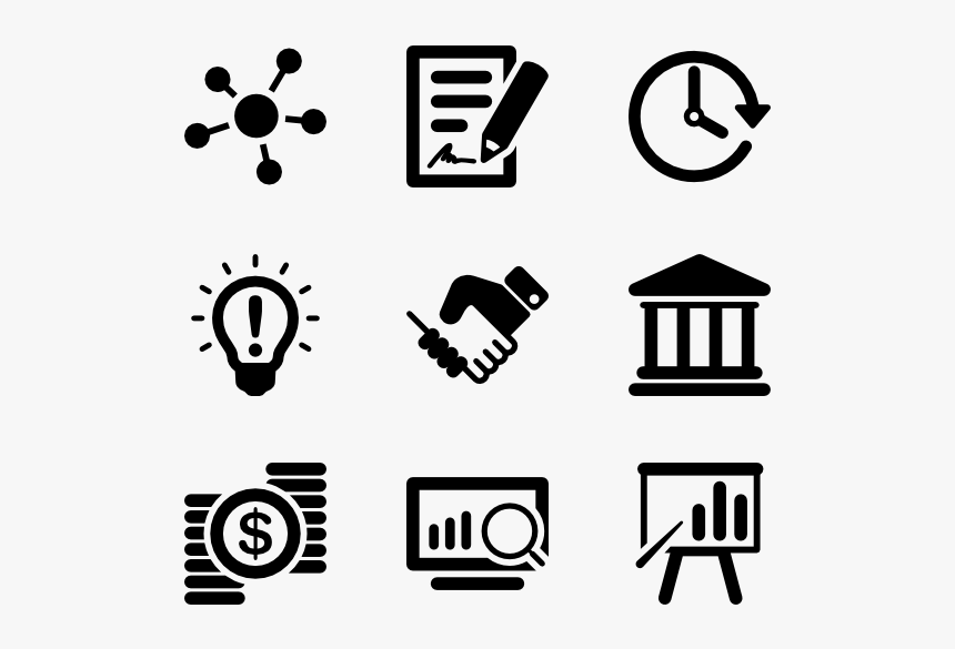 Business Icons Powerpoint Download, HD Png Download, Free Download