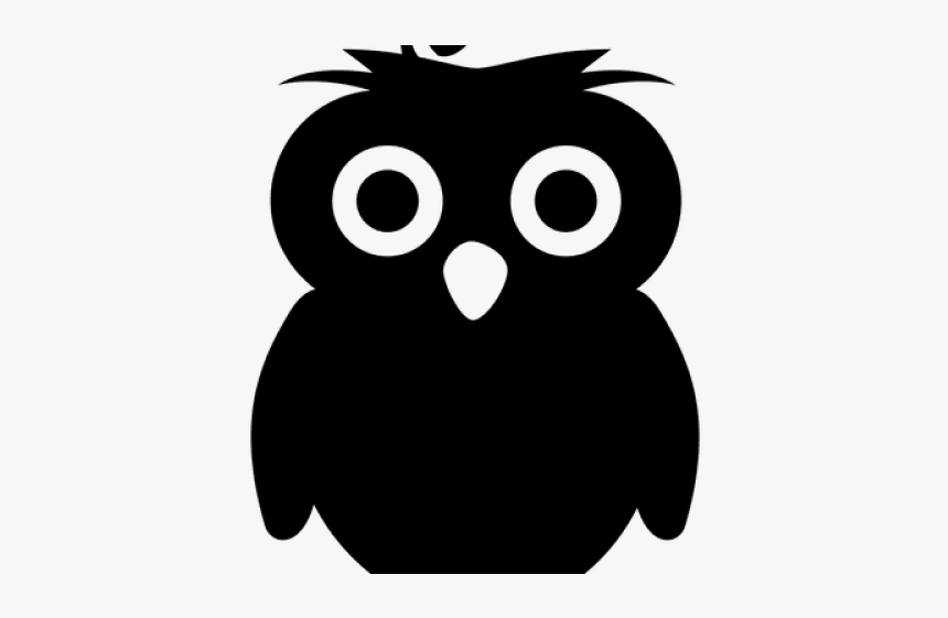 Owl Silhouette Cliparts - Silhouette Owl Png, Transparent Png, Free Download