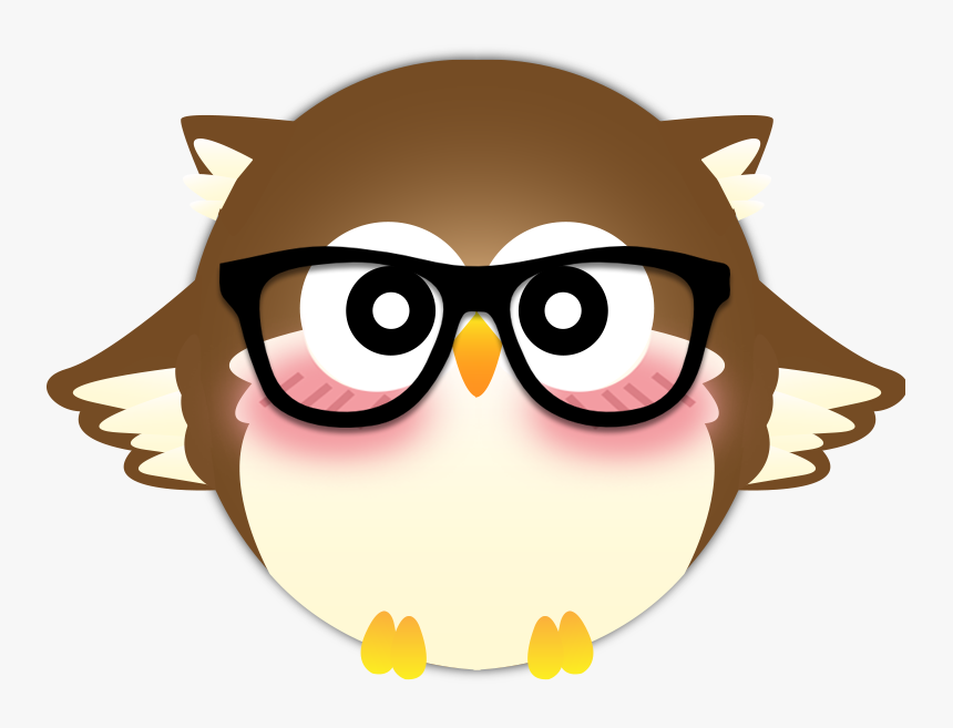 Coruja Com Oculos Png, Transparent Png, Free Download