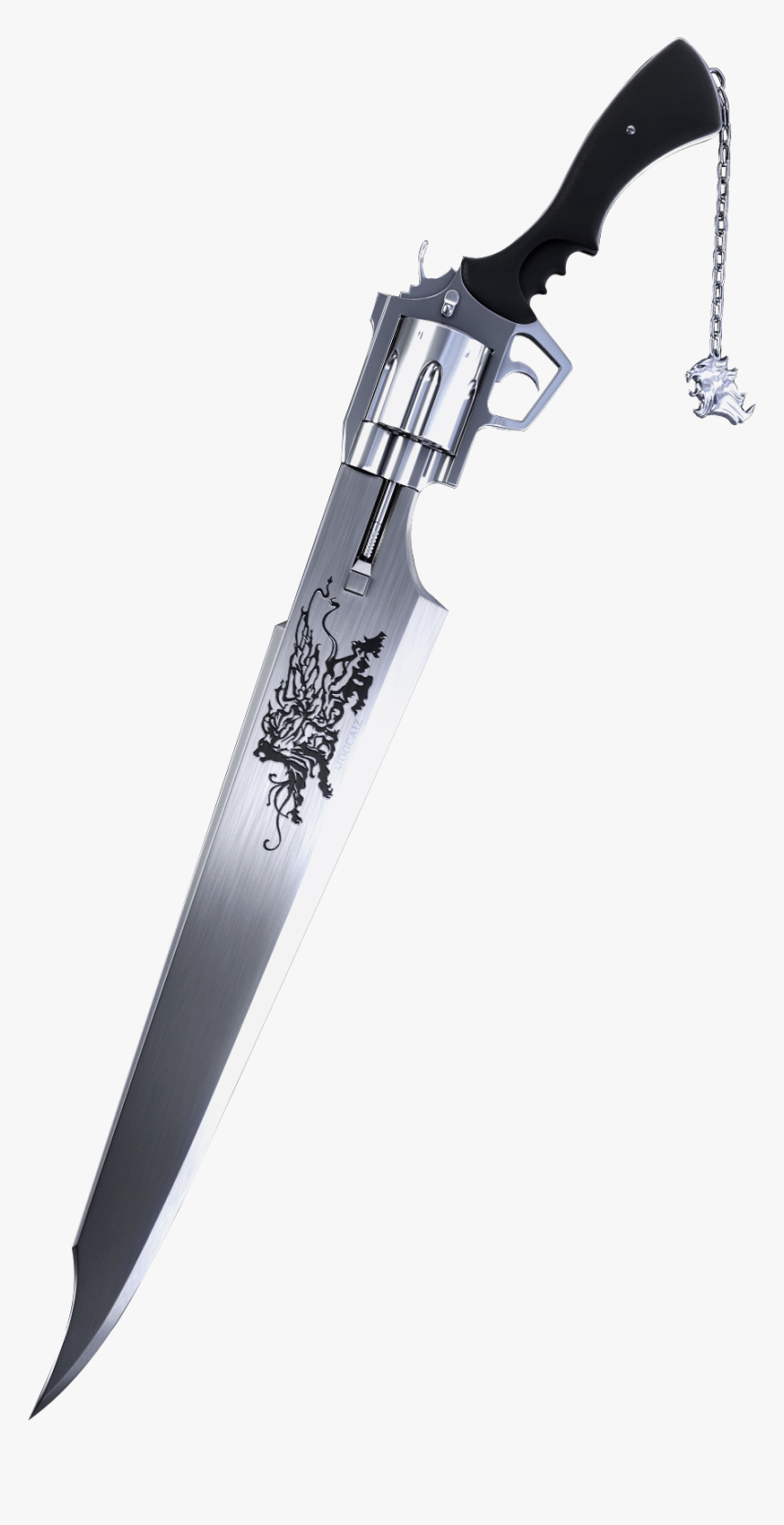 Katana Silhouette Png - Final Fantasy 8 Sword, Transparent Png, Free Download