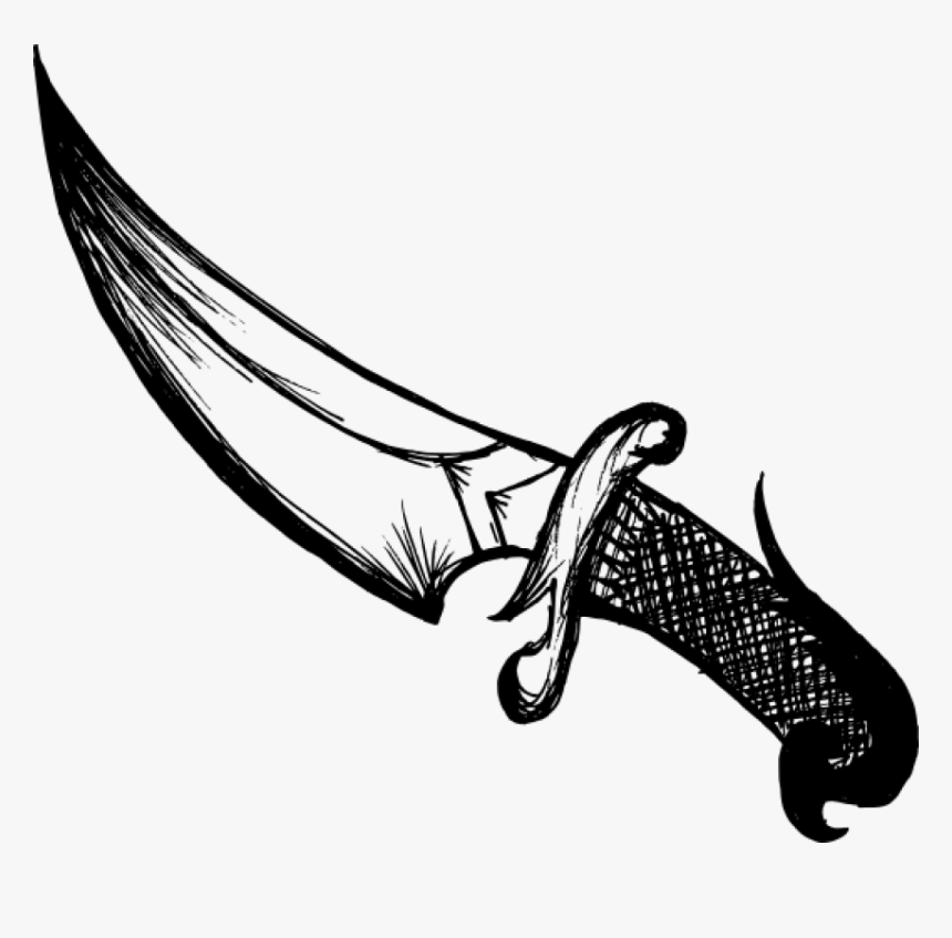 Drawing Png Free Images - Cartoon Knife Drawing, Transparent Png, Free Download