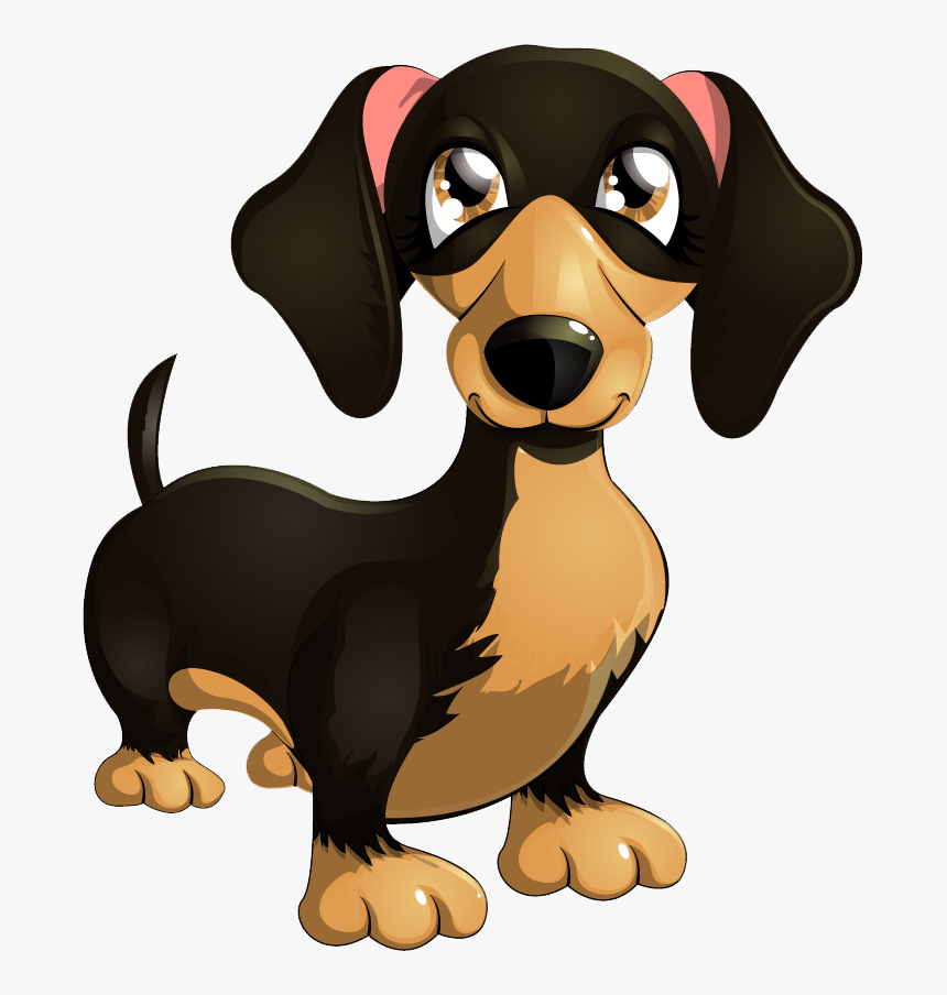 Vector Free Stock Dachshund Clipart Face - Weiner Dog Clip Art, HD Png Download, Free Download