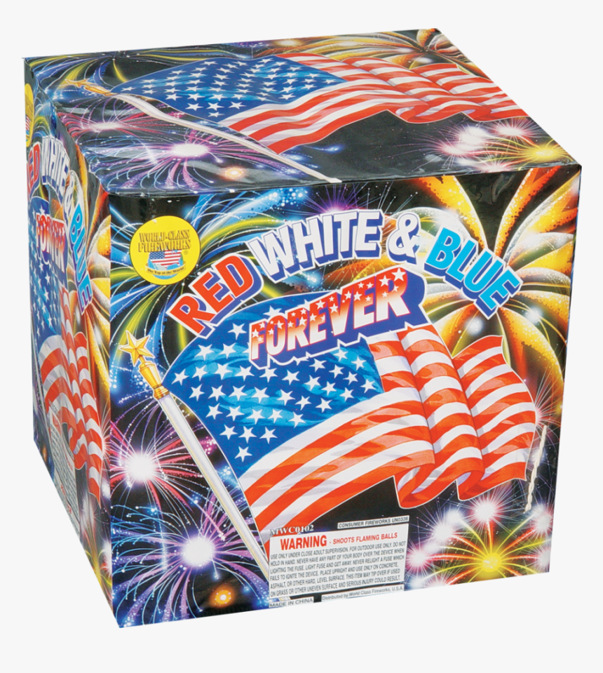 Red White And Blue Forever Firework, HD Png Download, Free Download