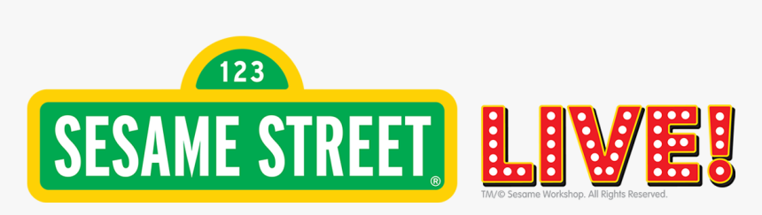 Sesame Street Live - Sesame Street Sign, HD Png Download, Free Download