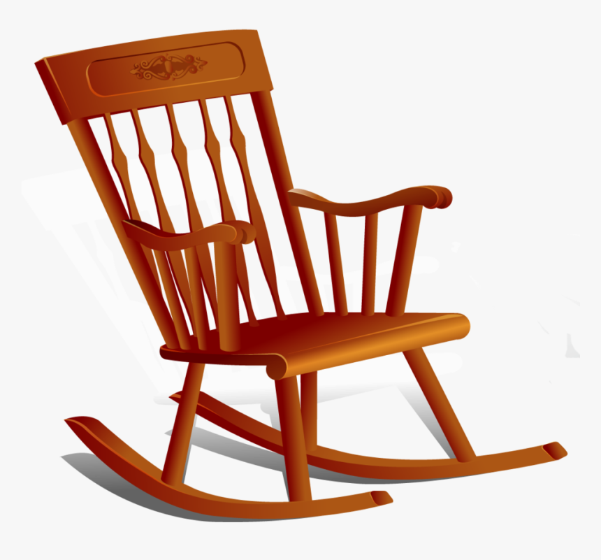 Collection Of Rocking - Clip Art Rocking Chair, HD Png Download, Free Download