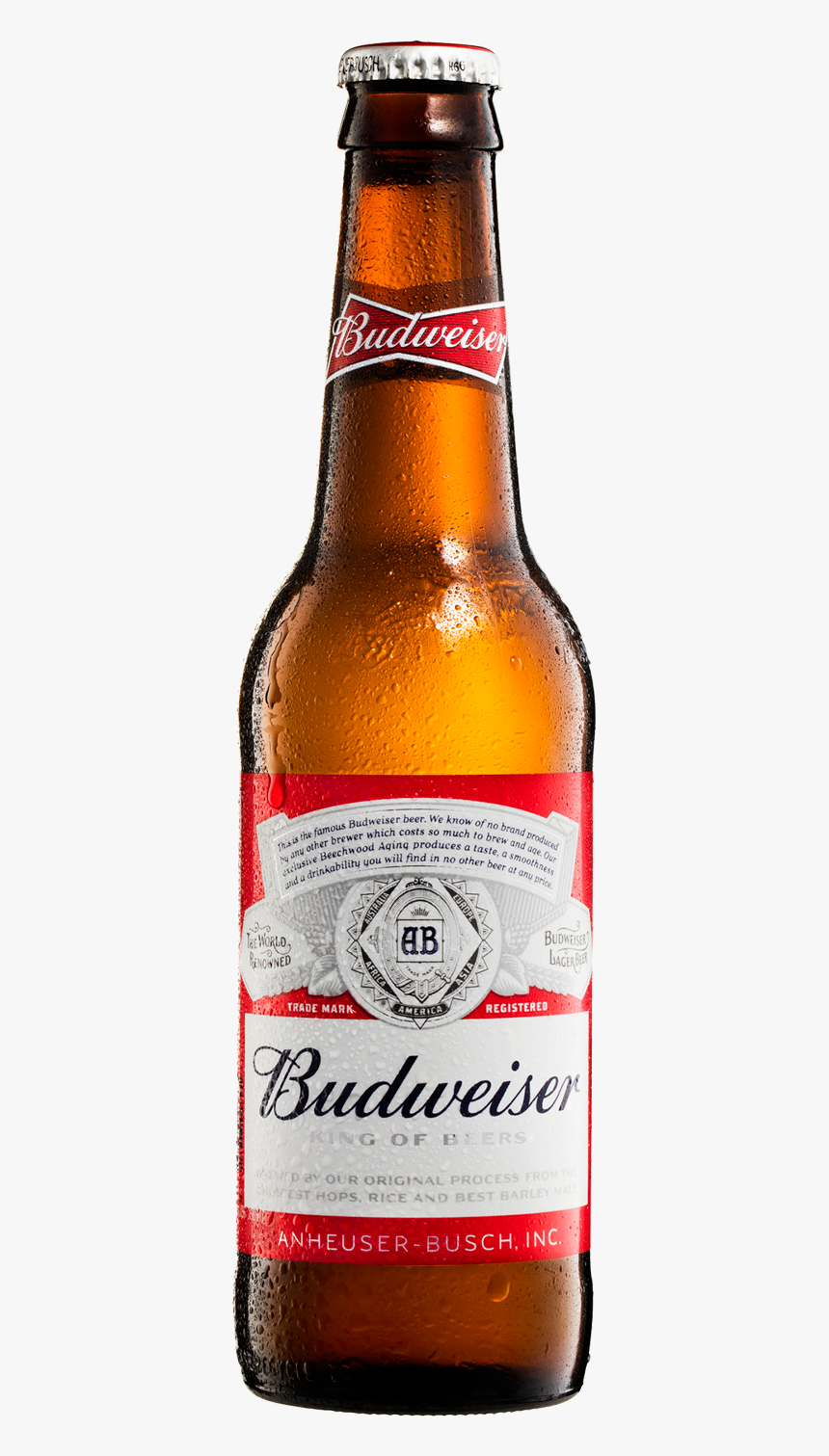 Budweiser Beer Bottle Png, Transparent Png, Free Download